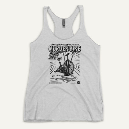 Murder Bike Strikes Again Racerback Tank Top - Ministry of Sweat