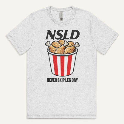 Never Skip Leg Day Drumsticks Men’s Triblend T-Shirt