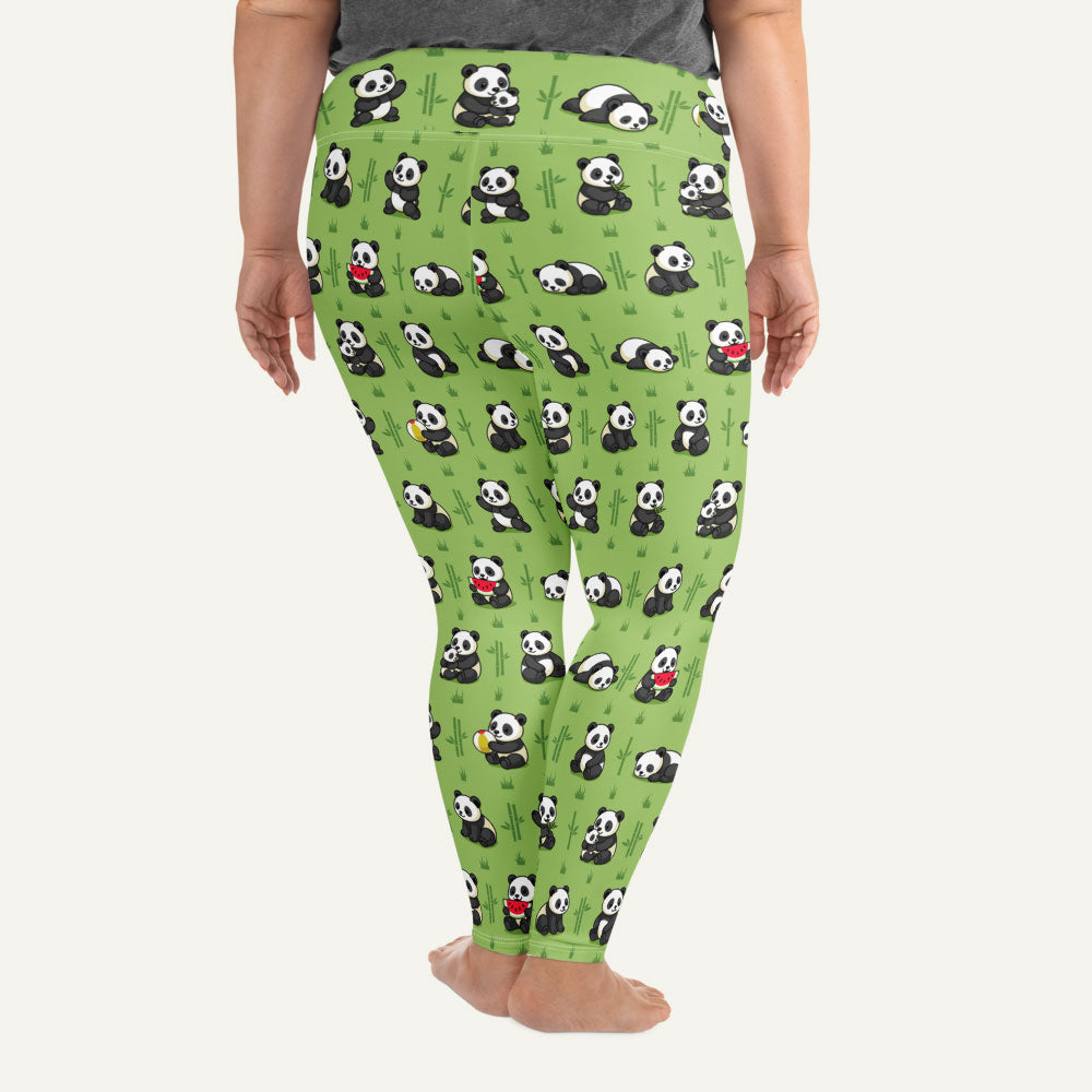 Panda Party Plus Size Leggings