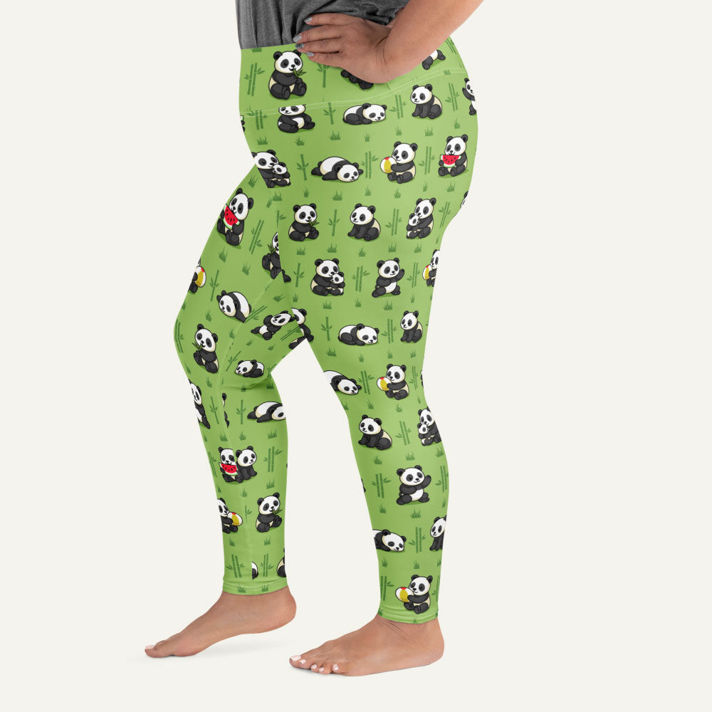 Panda Party Plus Size Leggings