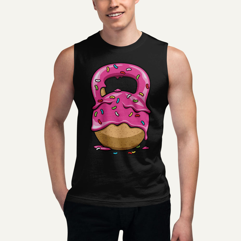 Pink Donut Kettlebell Muscle Tank - Ministry of Sweat
