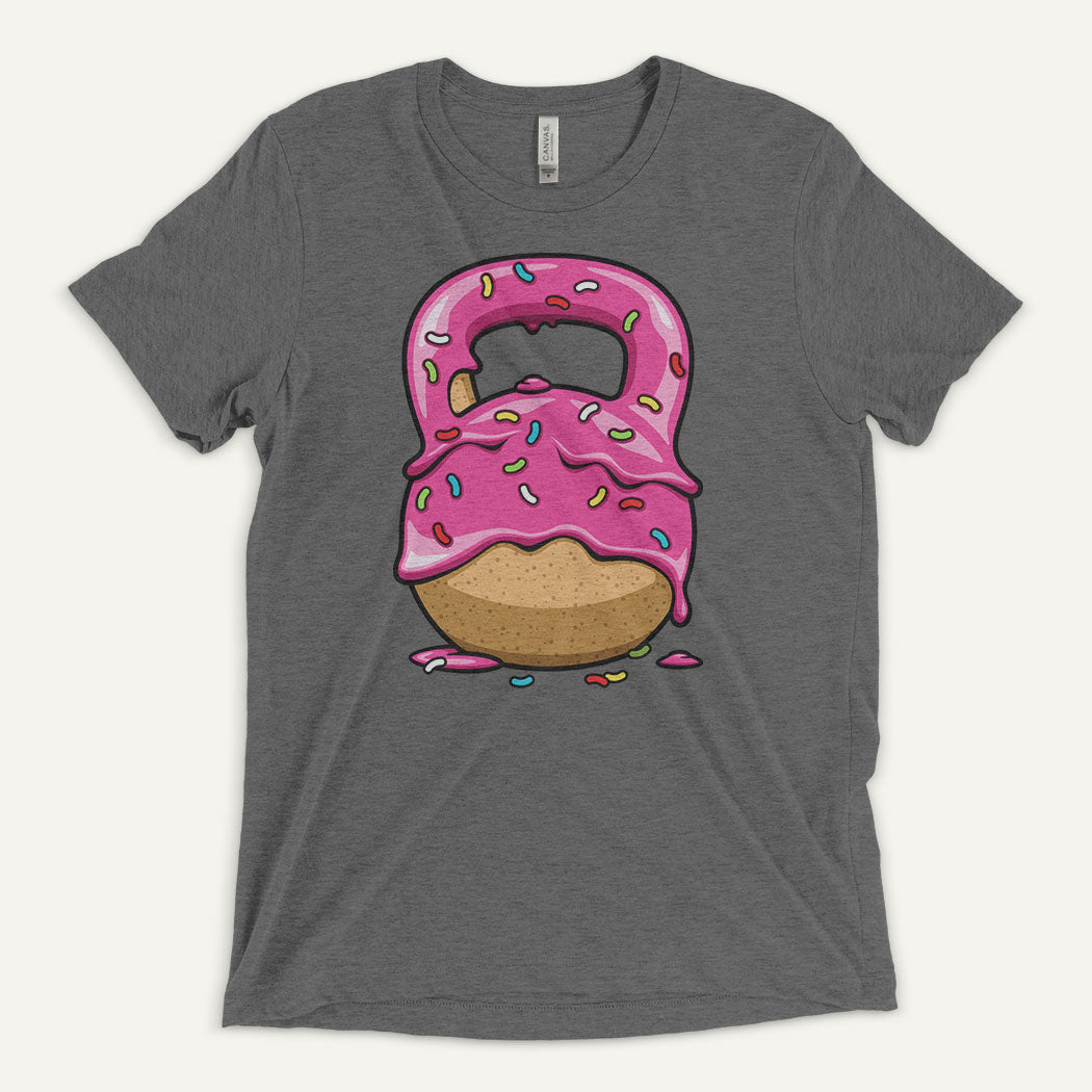 Pink Donut Kettlebell Triblend T-Shirt - Ministry of Sweat