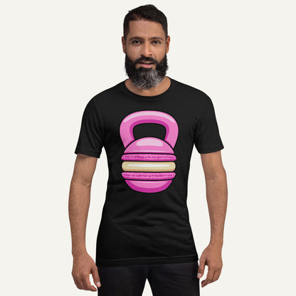 Pink Macaron Kettlebell Design Men’s Standard T-Shirt