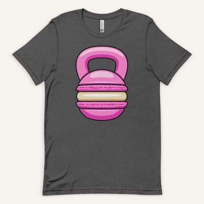 Pink Macaron Kettlebell Design Men’s Standard T-Shirt