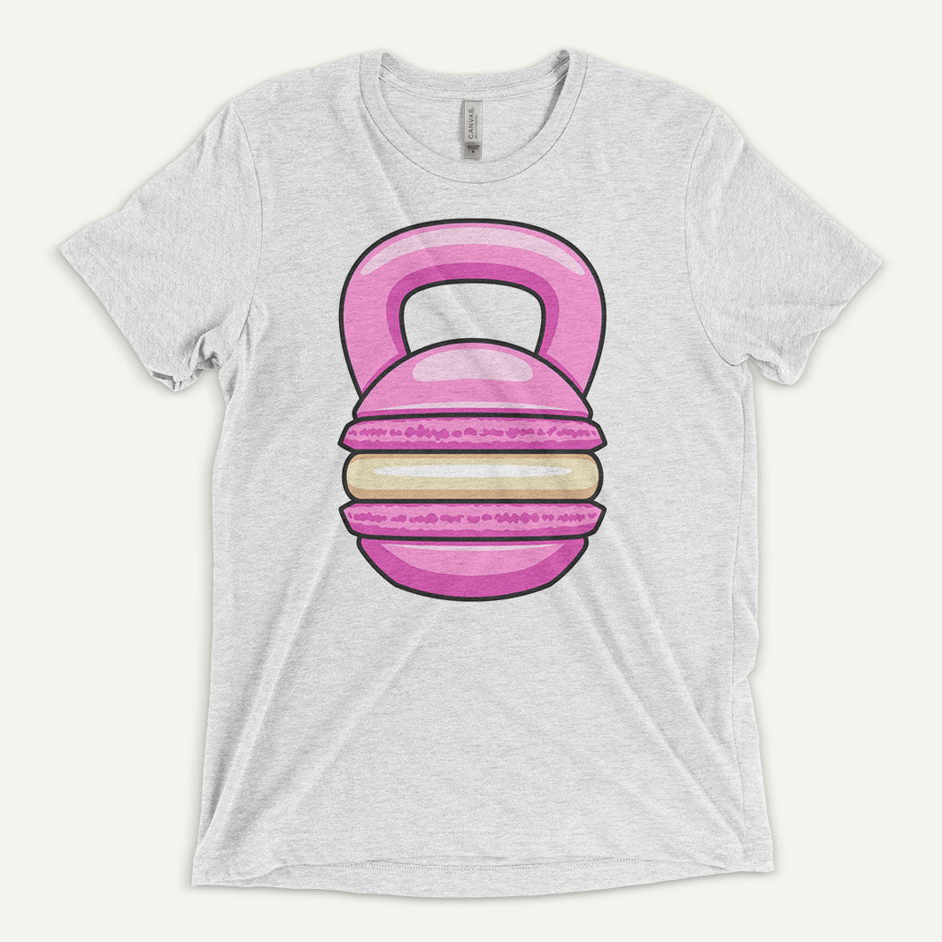 Pink Macaron Kettlebell Design Men’s Triblend T-Shirt