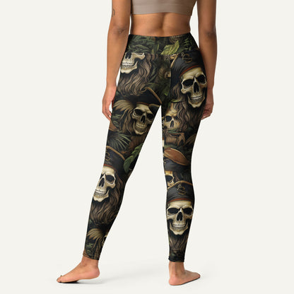 Pirate Skulls High-Waisted Leggings