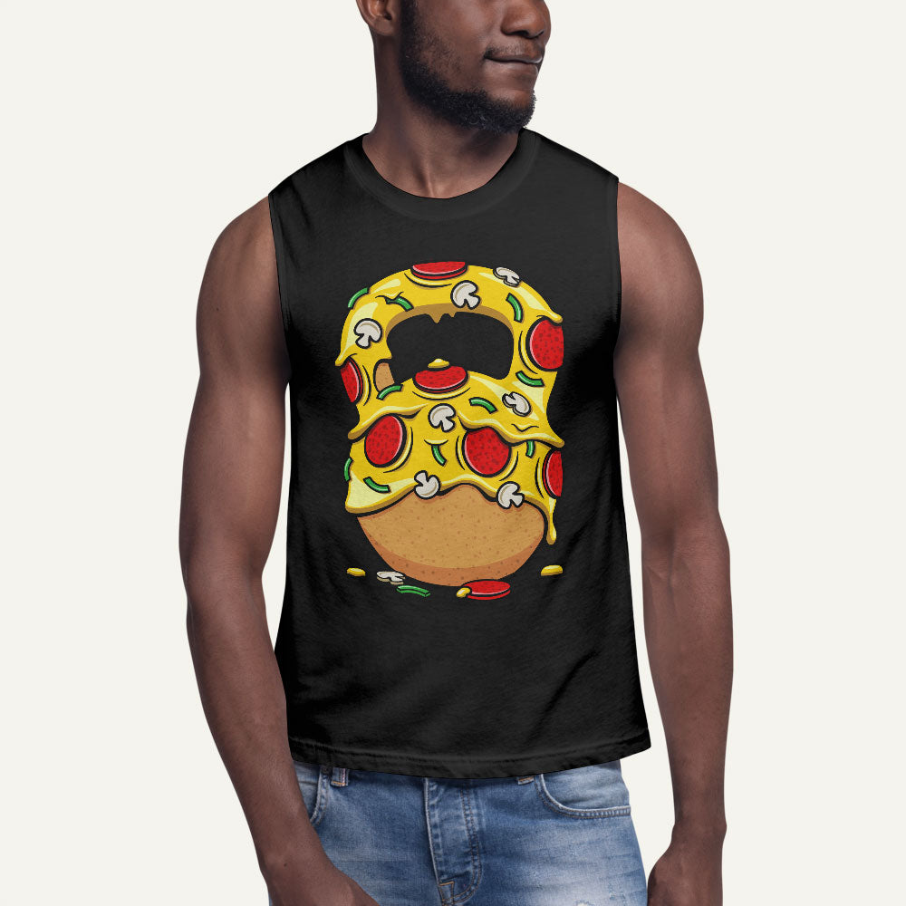 Pizza Kettlebell Design Men’s Muscle Tank