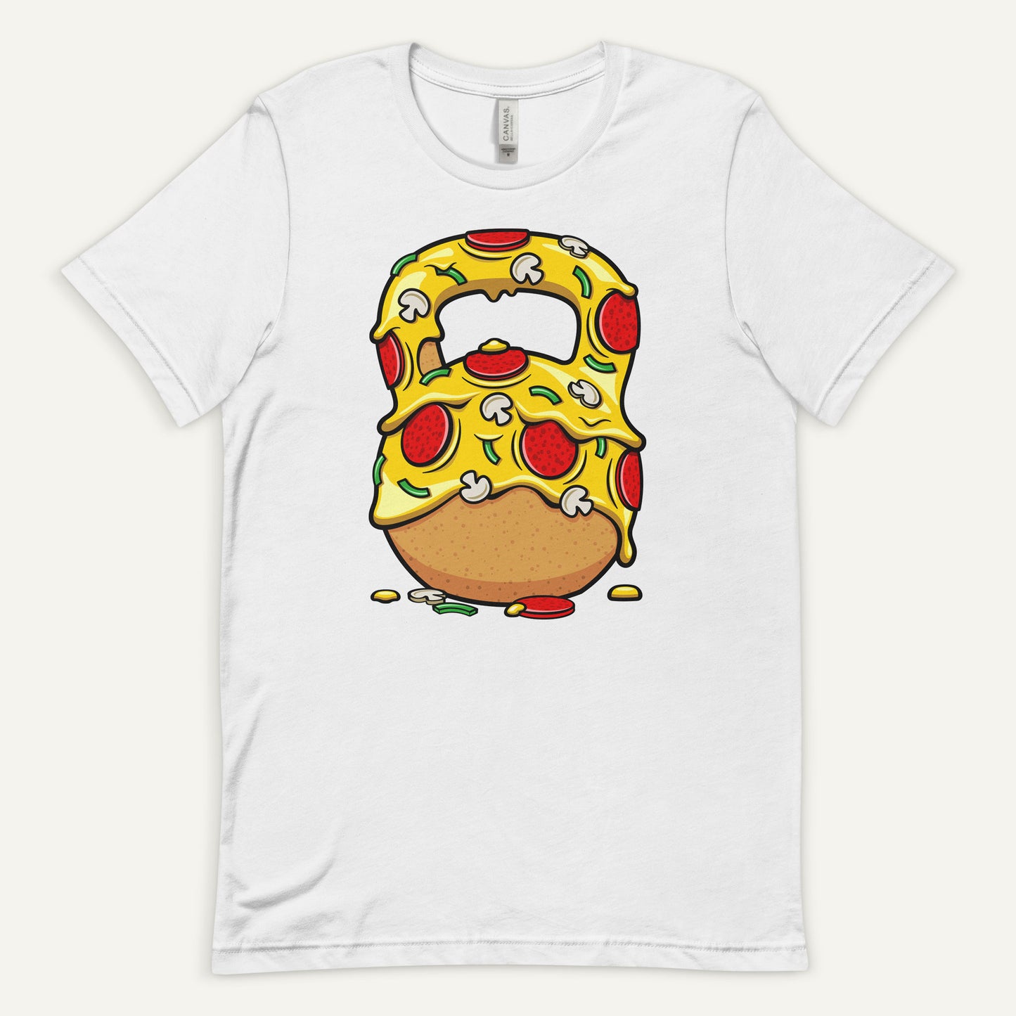 Pizza Kettlebell Design Men’s Standard T-Shirt