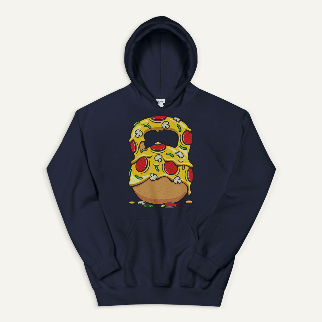 Pizza Kettlebell Design Pullover Hoodie