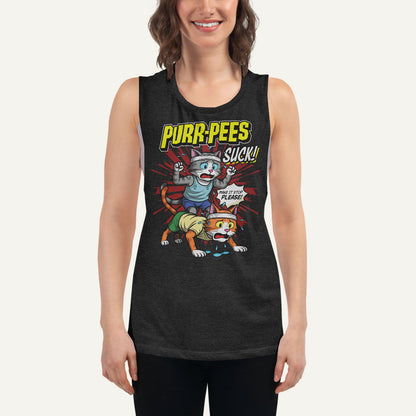 Purr-pees Suck Women’s Muscle Tank