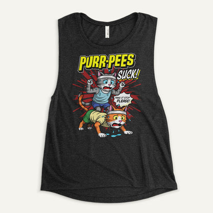 Purr-pees Suck Women’s Muscle Tank