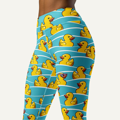 Rubber Ducky High-Waisted Leggings