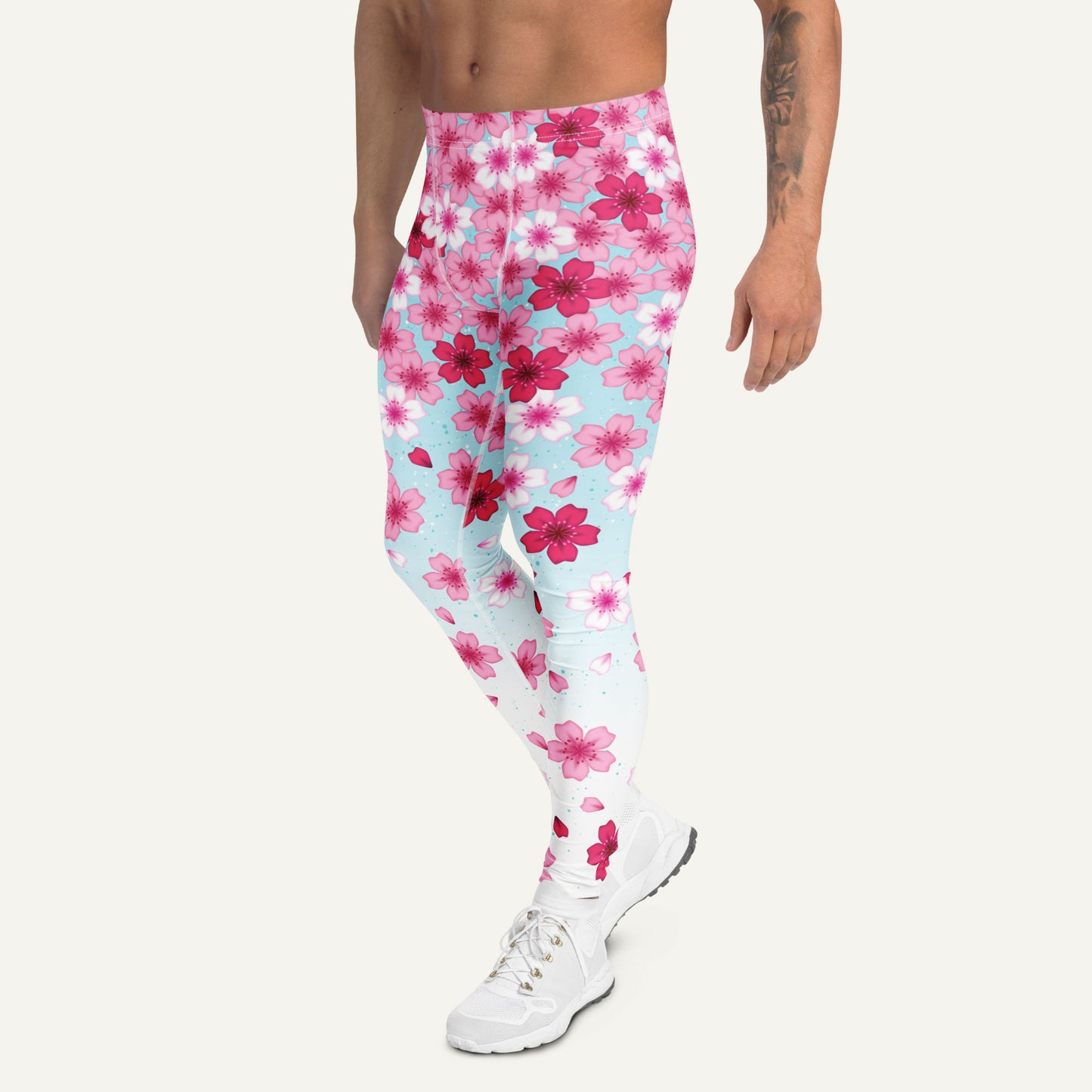 Sakura Cherry Blossoms Men's Leggings