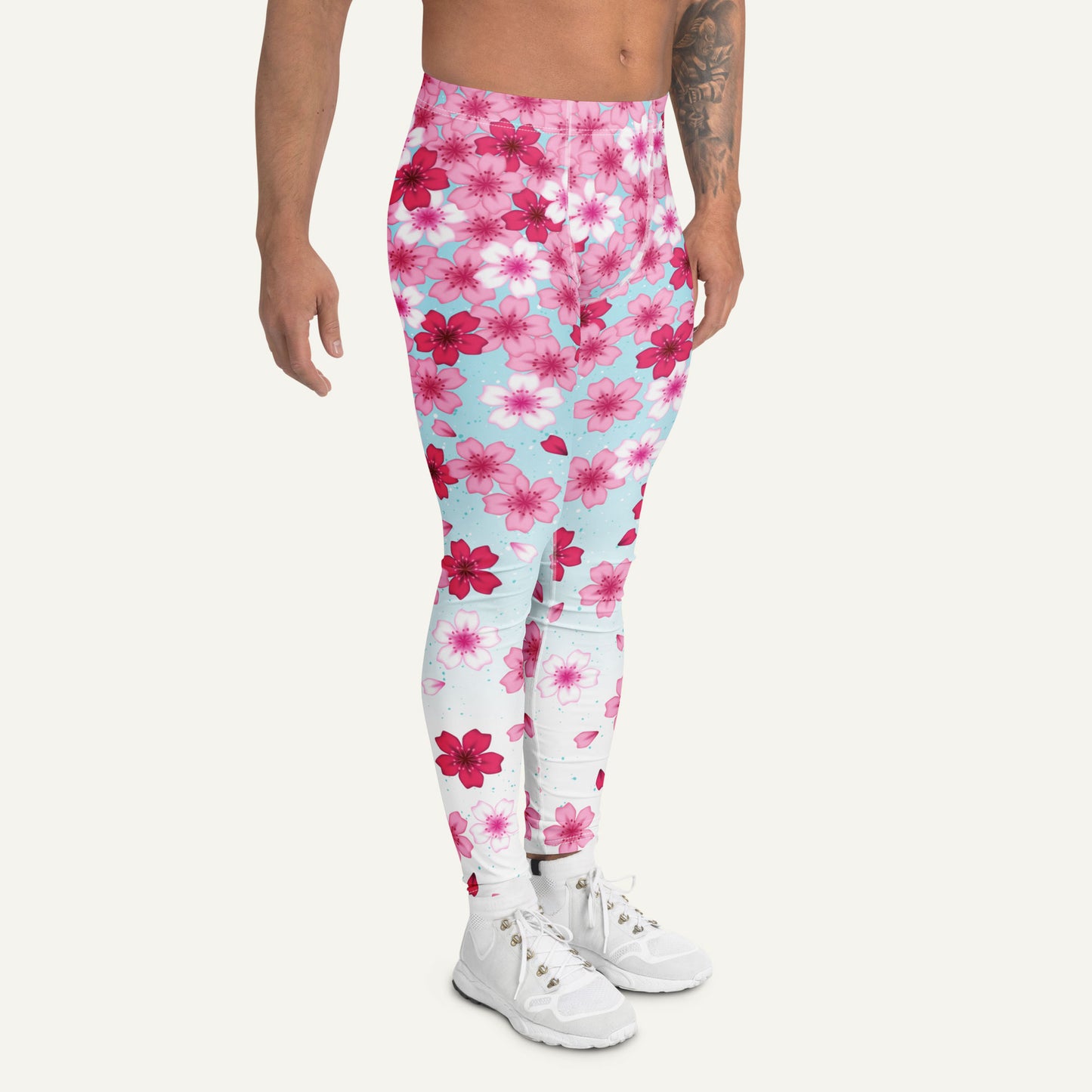 Sakura Cherry Blossoms Men's Leggings