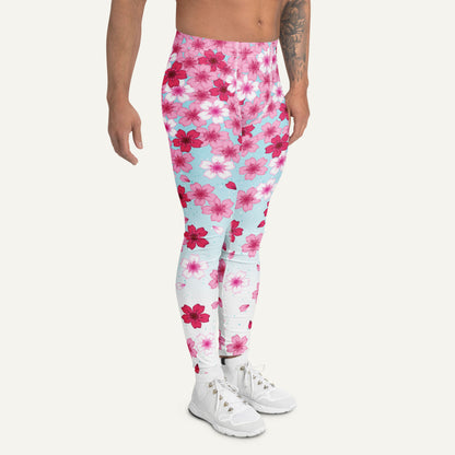 Sakura Cherry Blossoms Men's Leggings