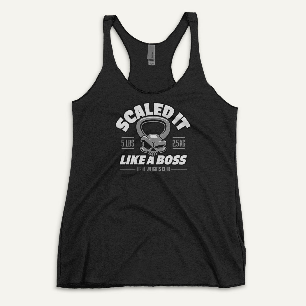 Scaled It Like A Boss Racerback Tank Top - Ministry of Sweat