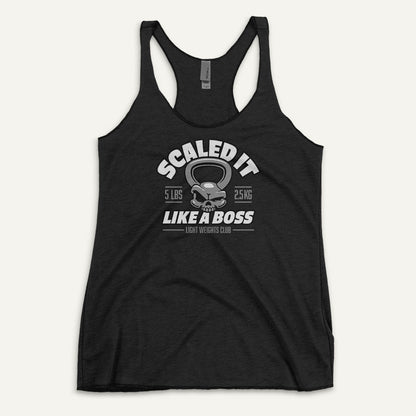 Scaled It Like A Boss Racerback Tank Top - Ministry of Sweat
