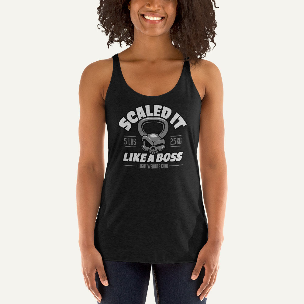 Scaled It Like A Boss Racerback Tank Top - Ministry of Sweat