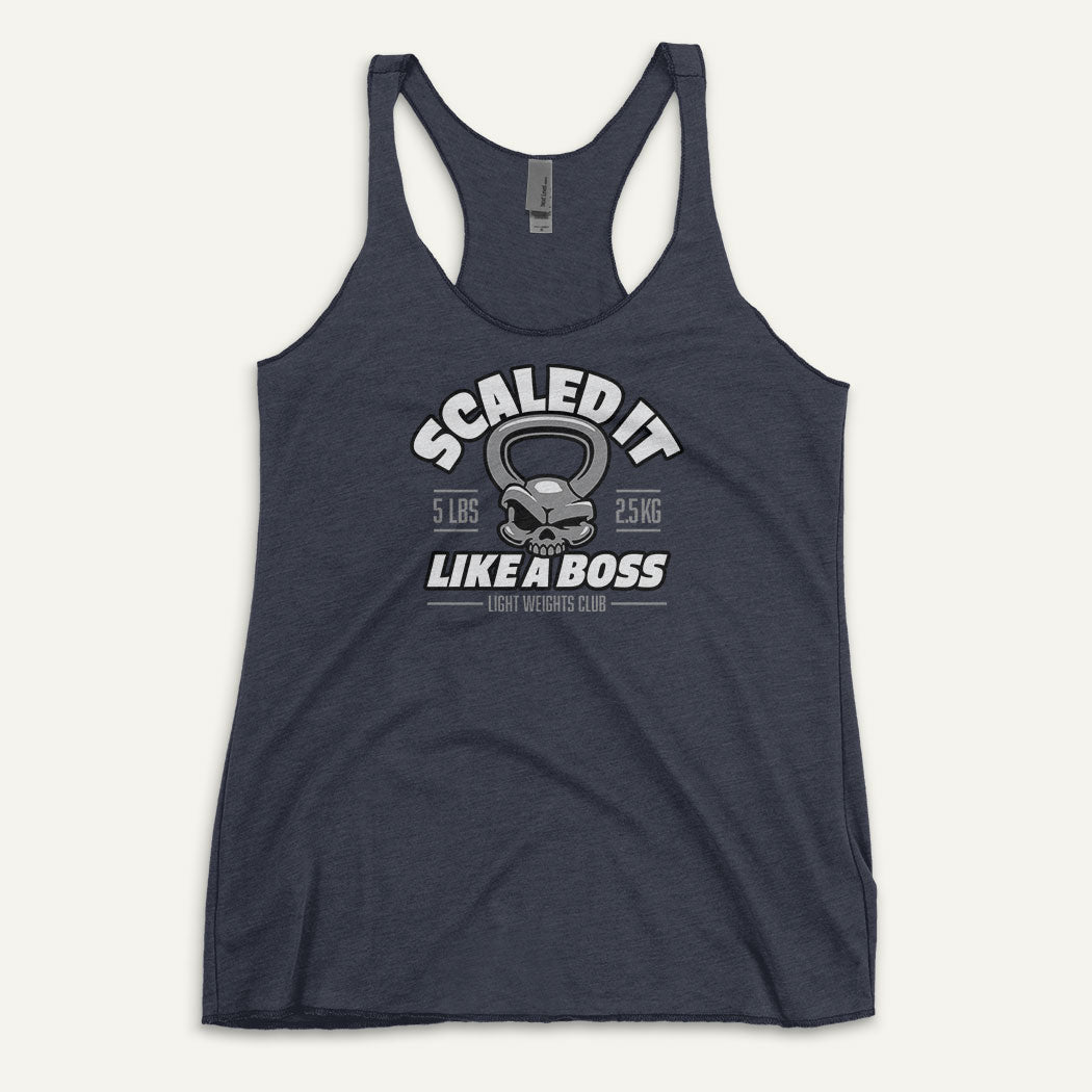 Scaled It Like A Boss Racerback Tank Top - Ministry of Sweat