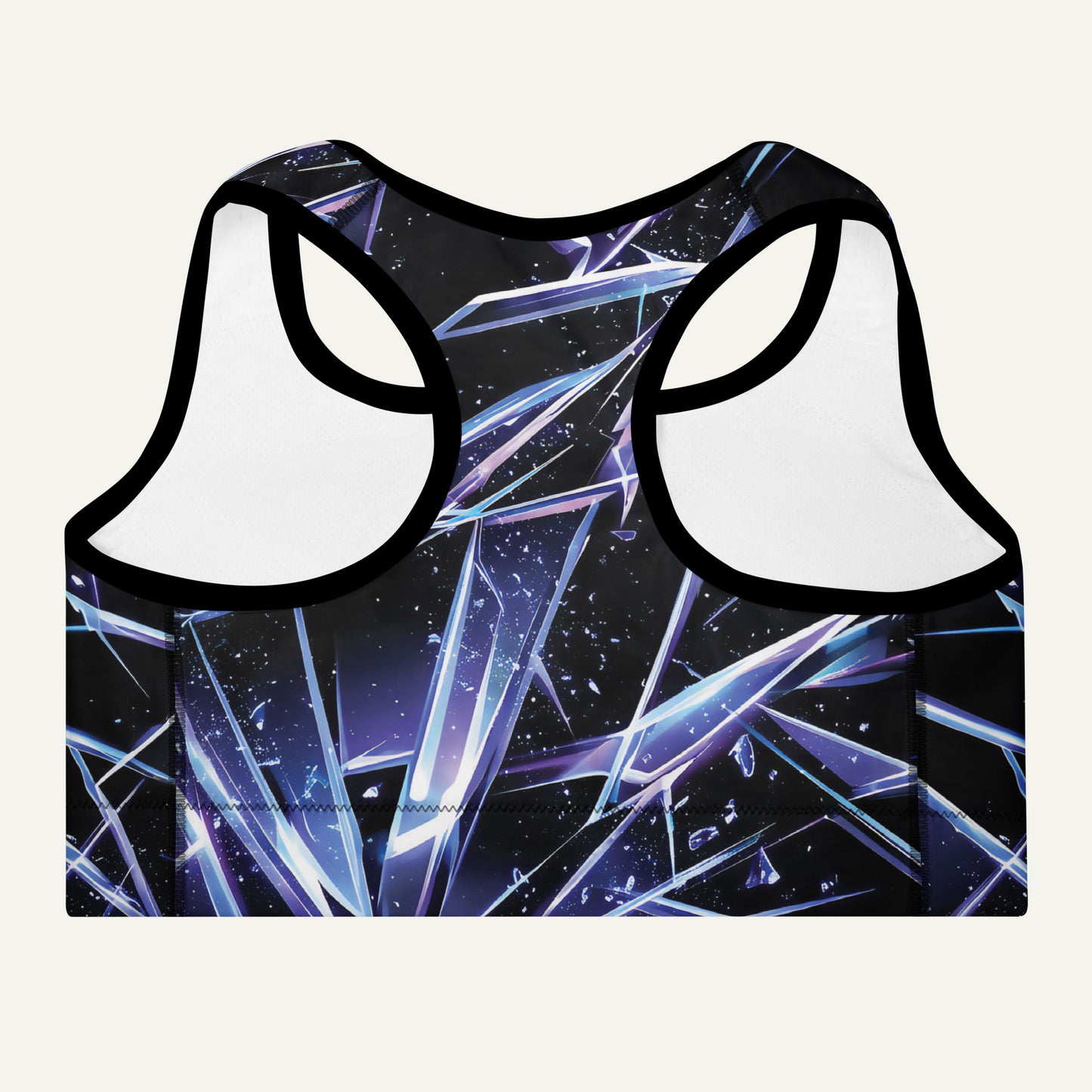 Shattered Padded Sports Bra