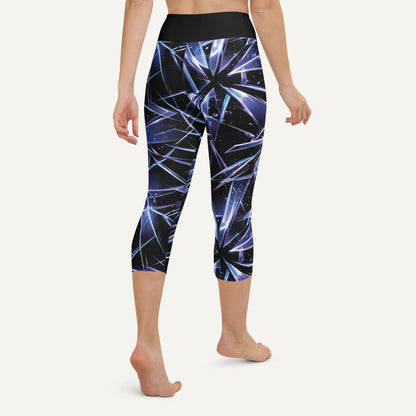 Shattered High-Waisted Capri Leggings