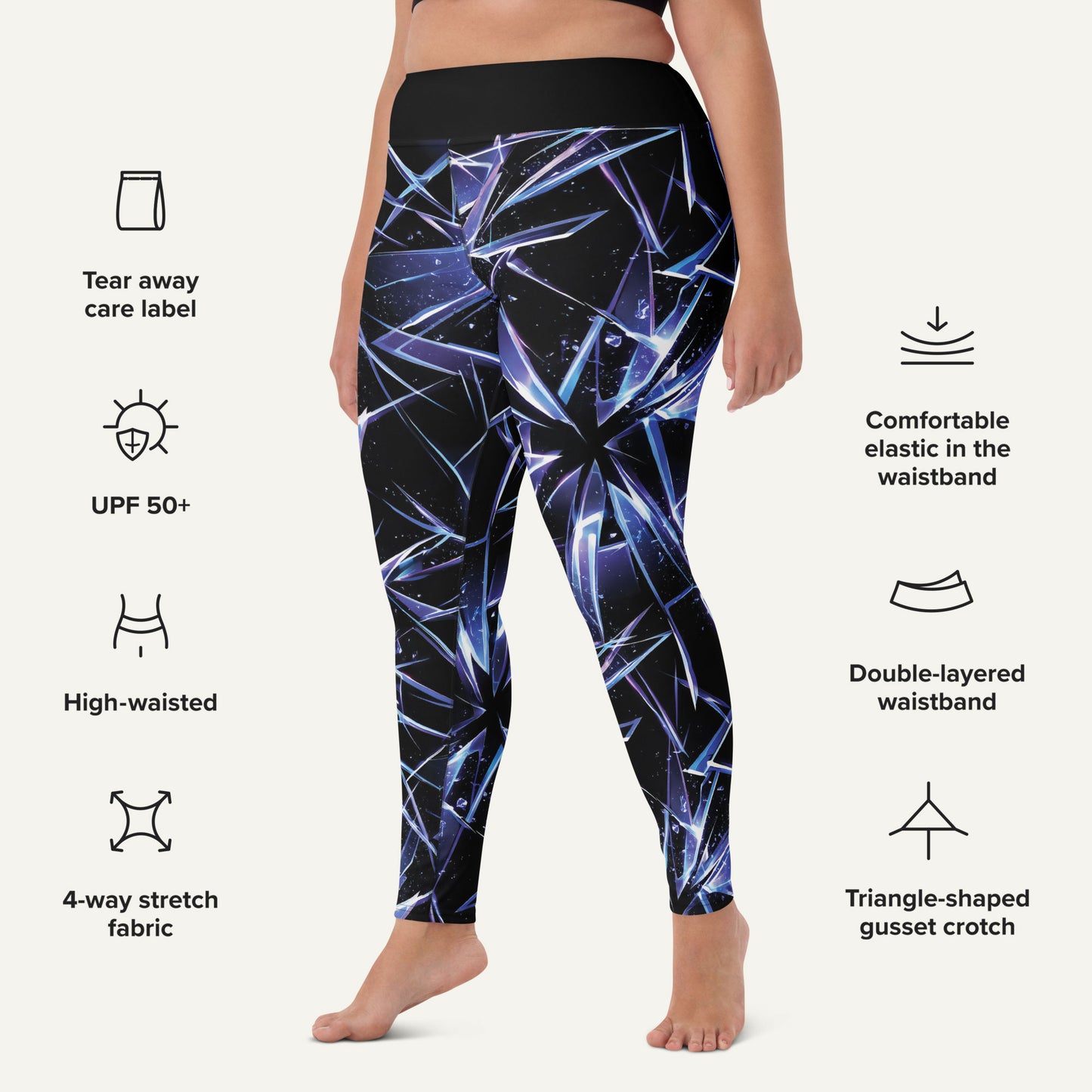 Shattered High-Waisted Leggings