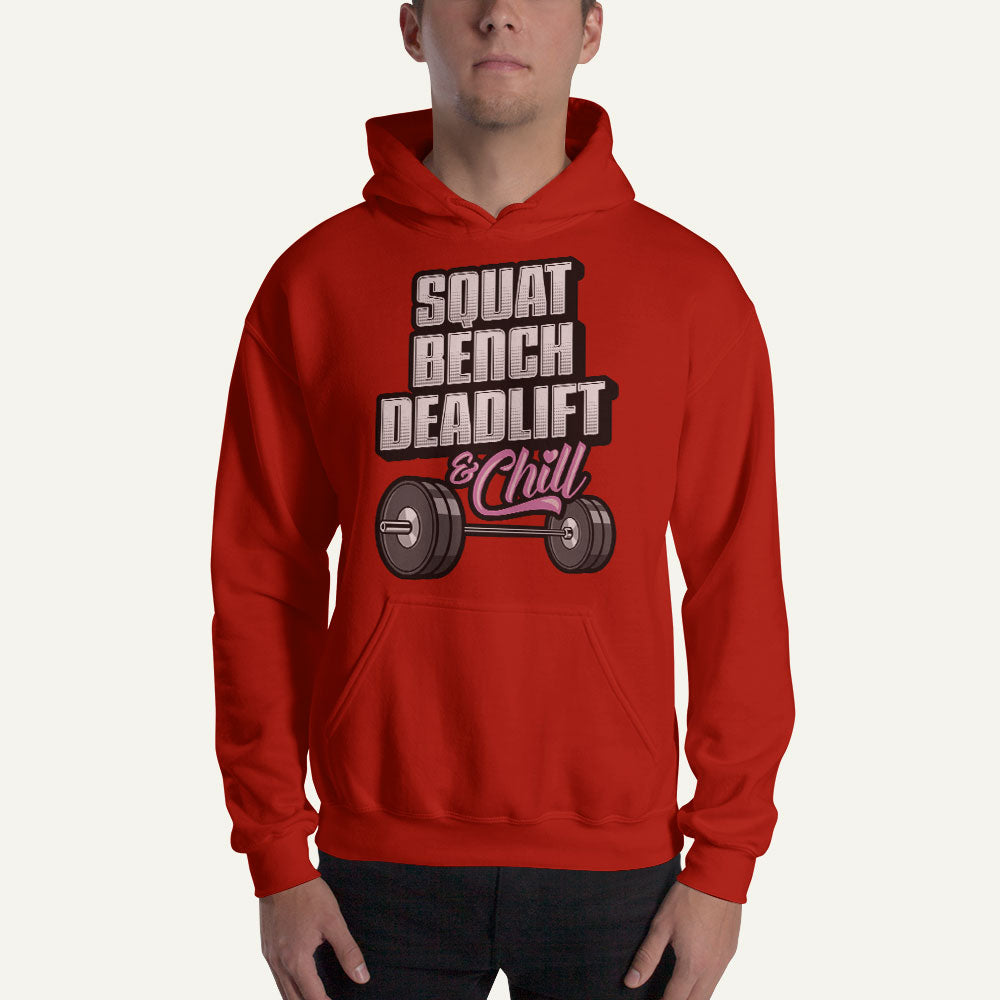 Squat Bench Deadlift And Chill Pullover Hoodie