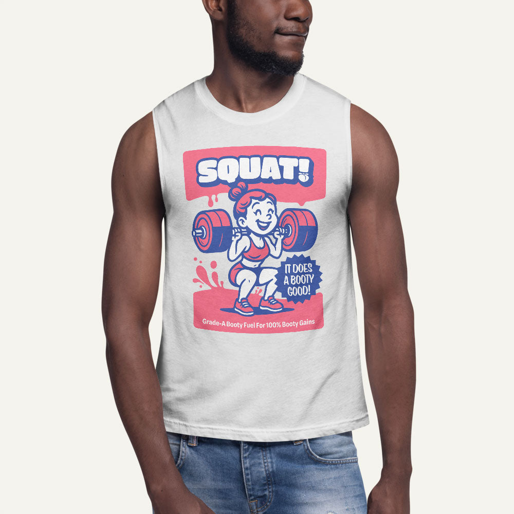 Squat Does A Booty Good Men’s Muscle Tank