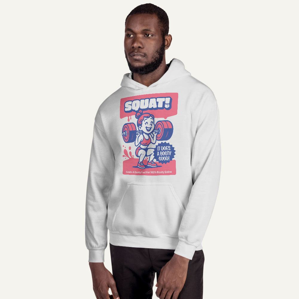 Squat Does A Booty Good Pullover Hoodie