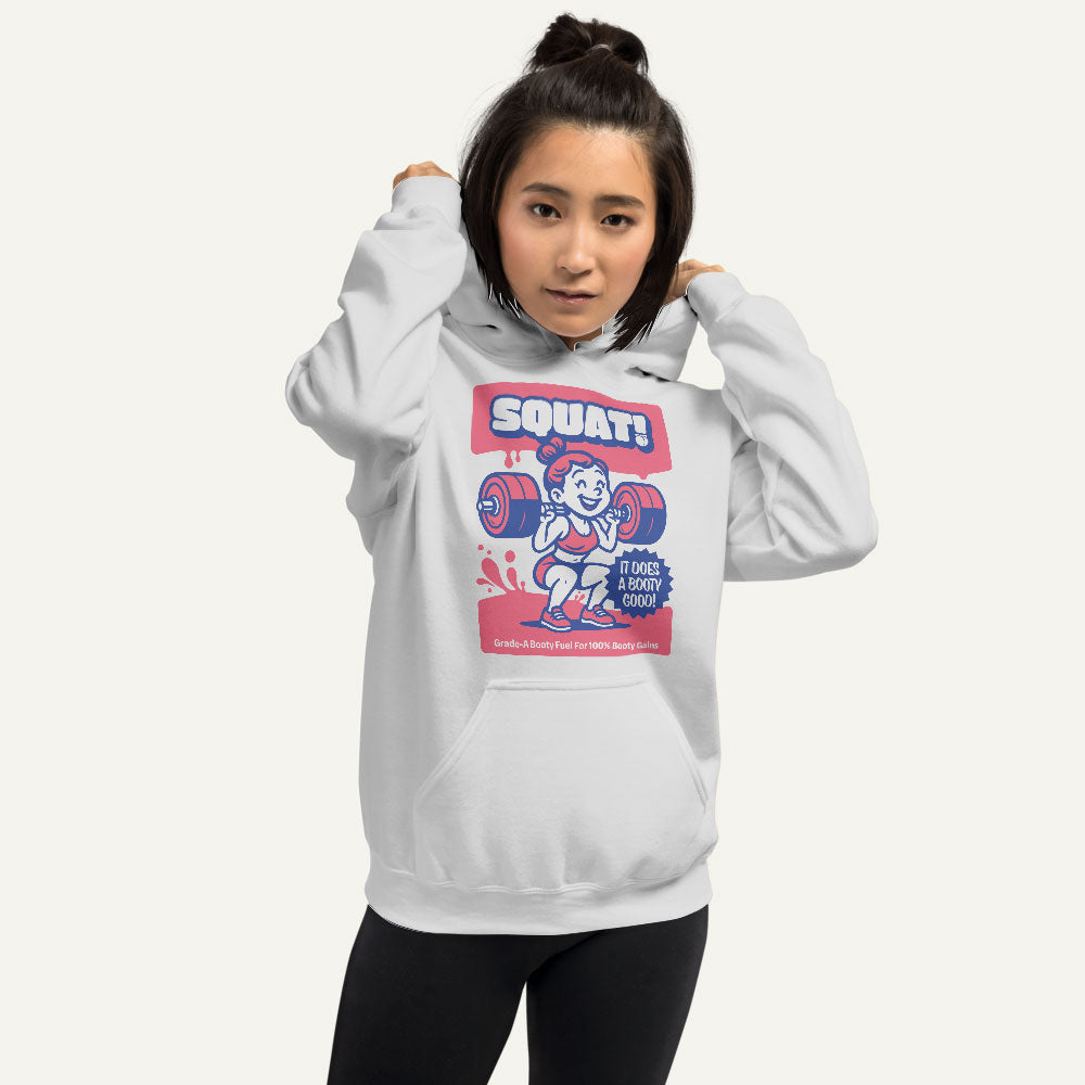 Squat Does A Booty Good Pullover Hoodie