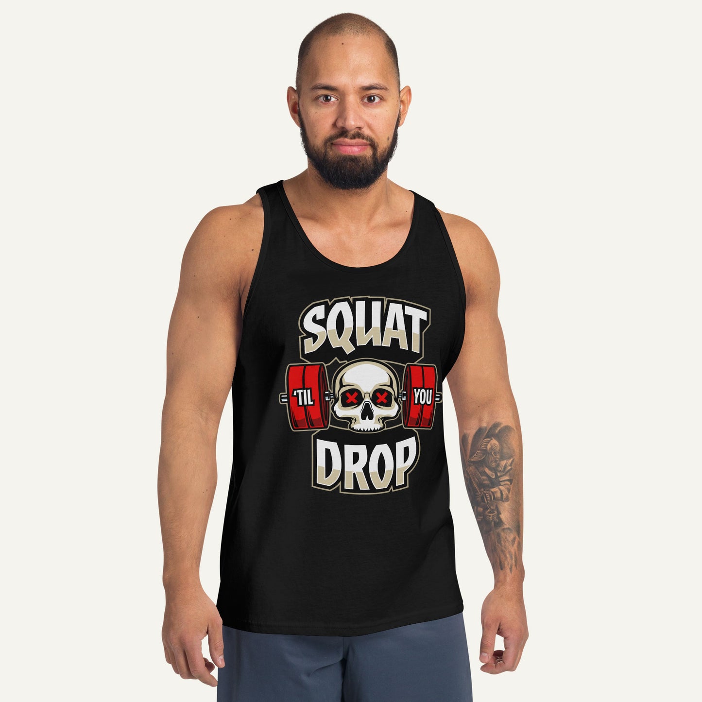 Squat Til You Drop Men’s Tank Top