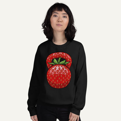 Strawberry Kettlebell Design Sweatshirt