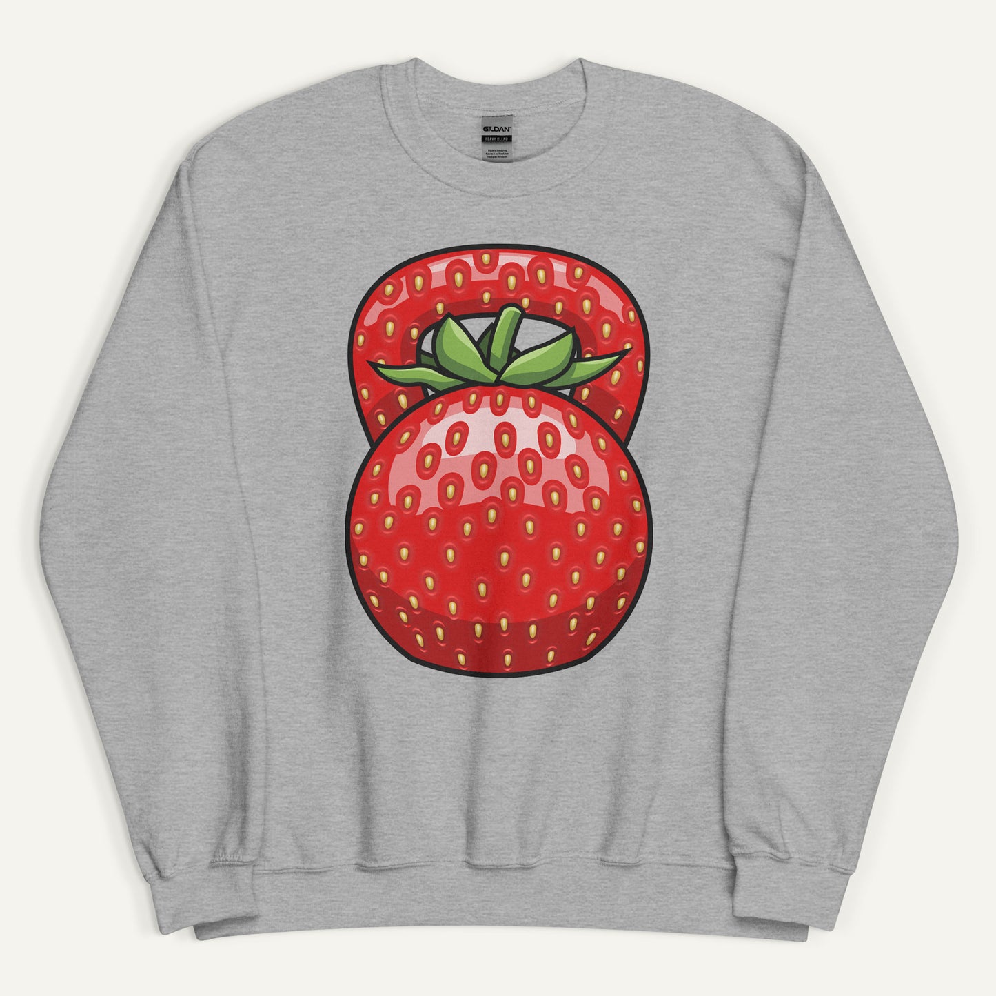 Strawberry Kettlebell Design Sweatshirt