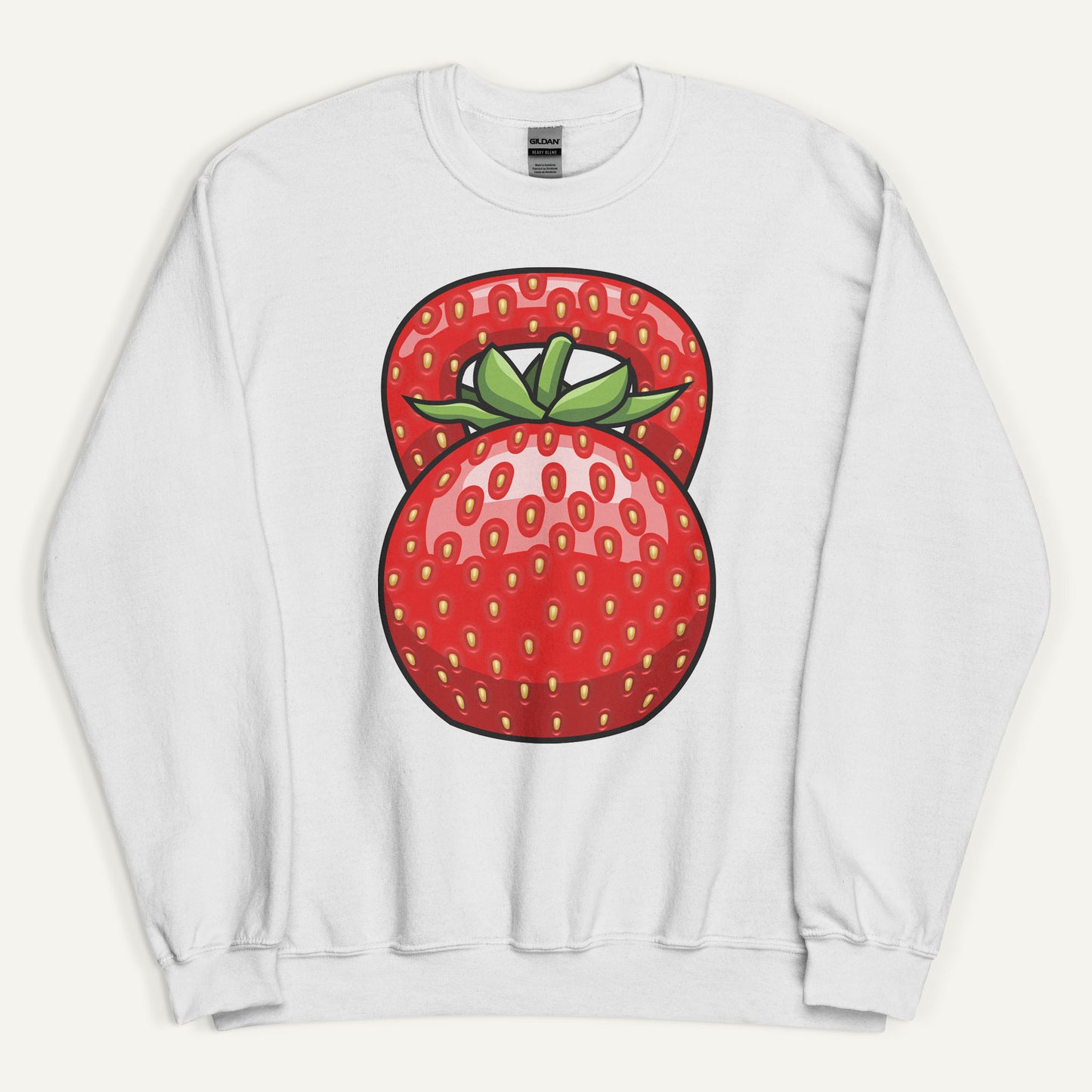 Strawberry Kettlebell Design Sweatshirt