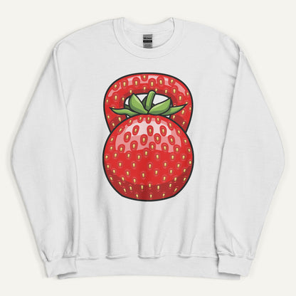 Strawberry Kettlebell Design Sweatshirt