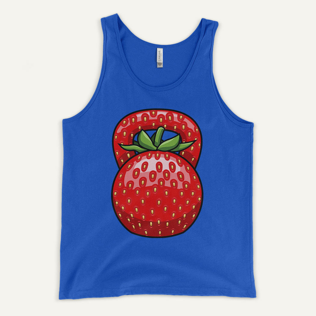 Strawberry Kettlebell Design Men’s Tank Top