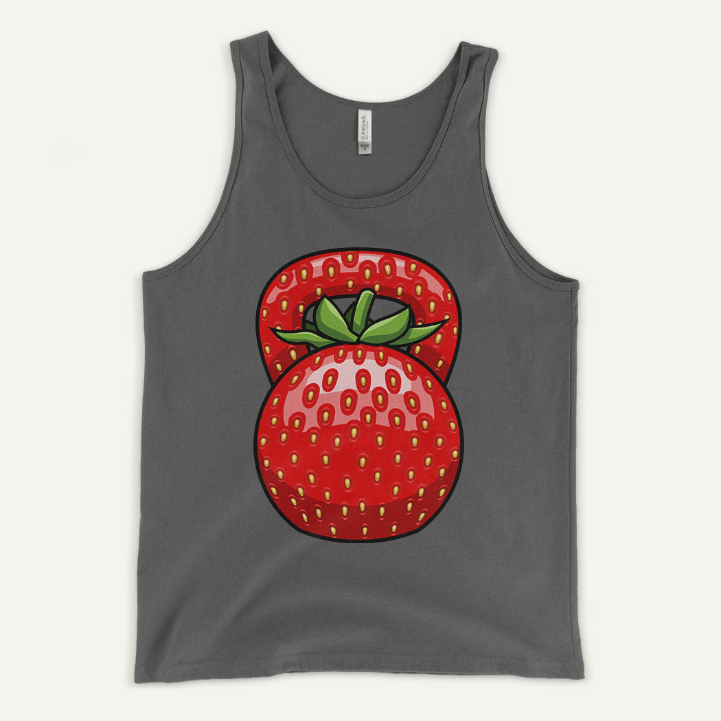 Strawberry Kettlebell Design Men’s Tank Top