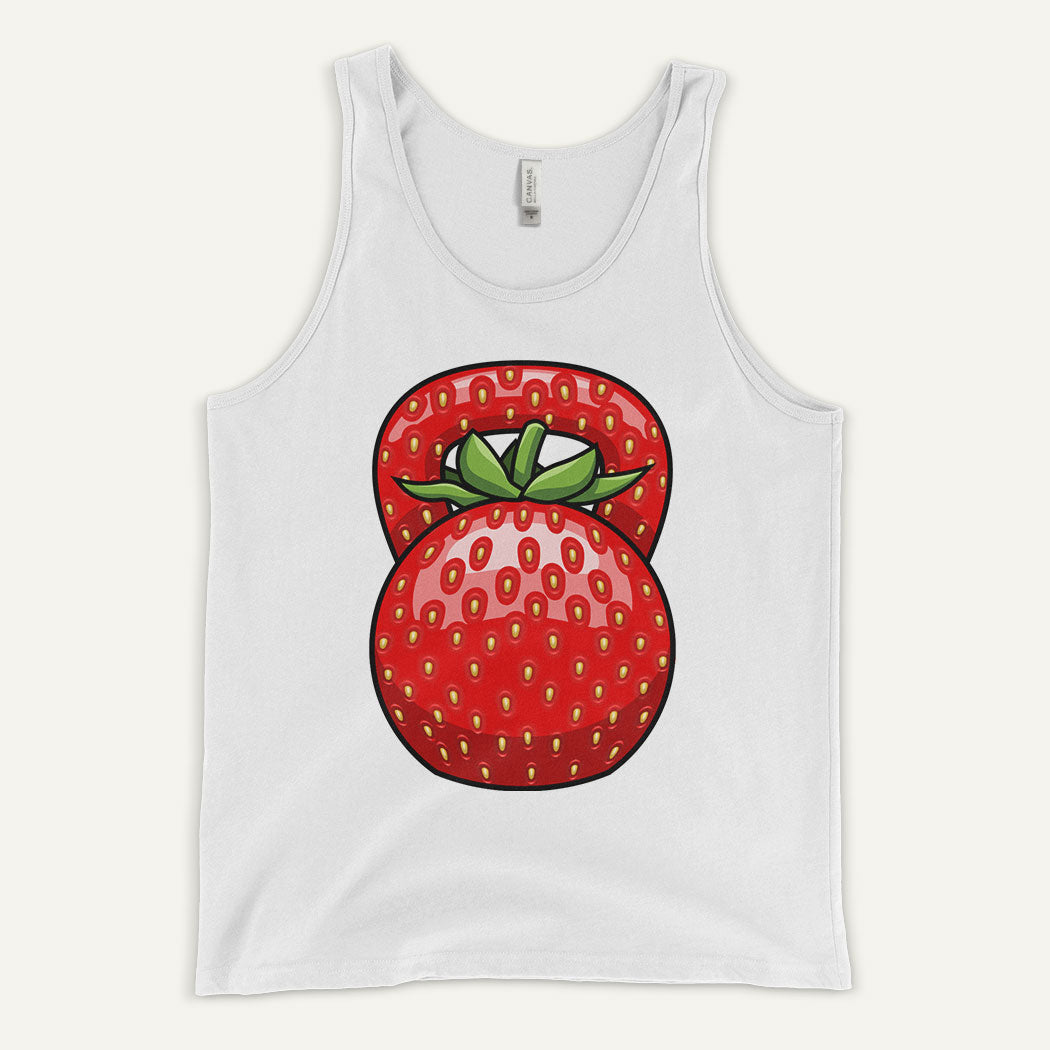 Strawberry Kettlebell Design Men’s Tank Top