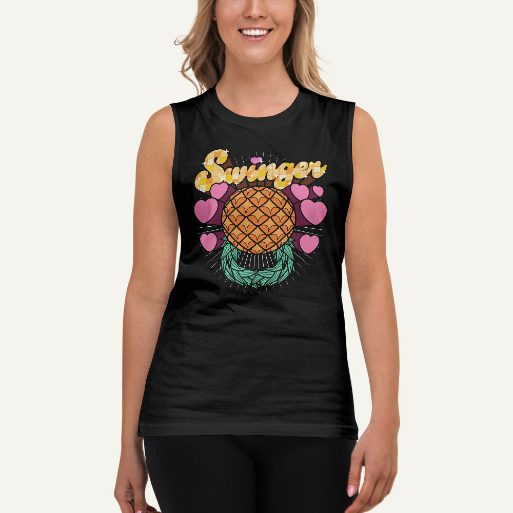 Pineapple Kettlebell Swinger Men’s Muscle Tank