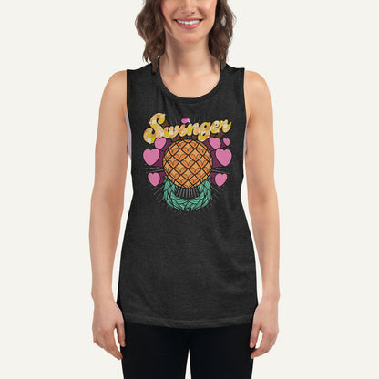 Pineapple Kettlebell Swinger Women’s Muscle Tank