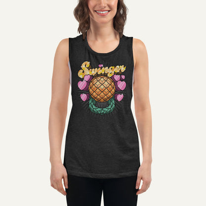 Pineapple Kettlebell Swinger Women’s Muscle Tank