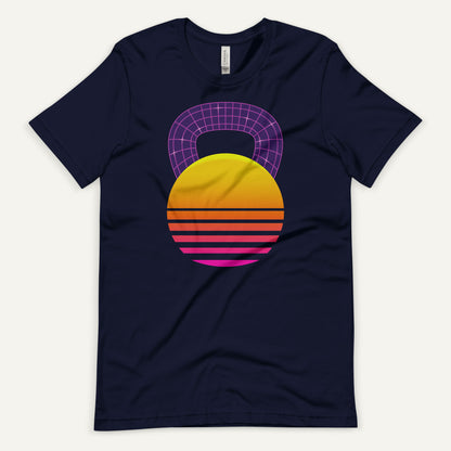 Synthwave Kettlebell Design Men’s Standard T-Shirt