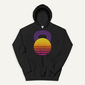 Synthwave Kettlebell Pullover Hoodie