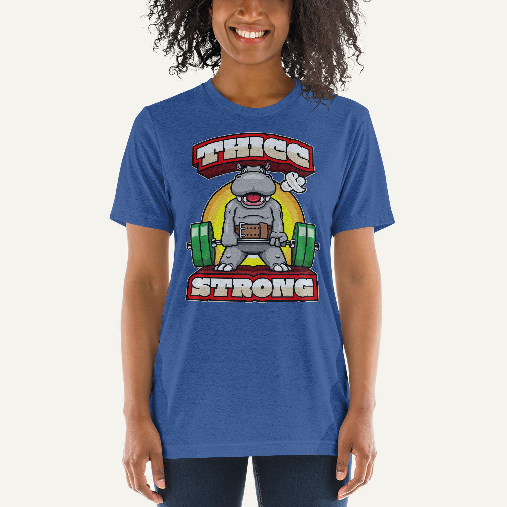 Thicc And Strong Men’s Triblend T-Shirt