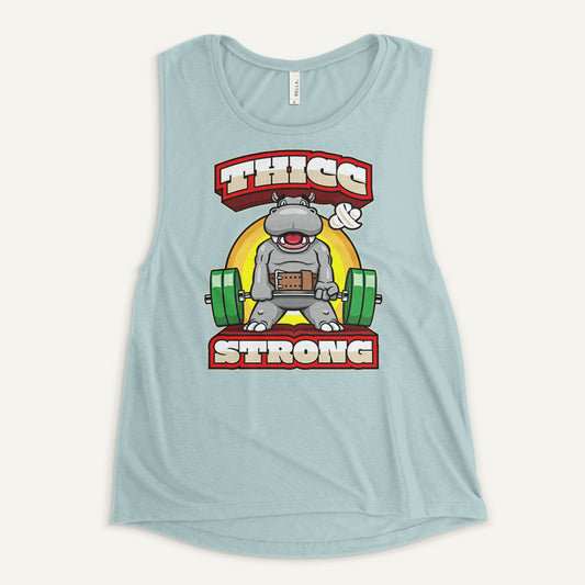 Thicc And Strong Women’s Muscle Tank