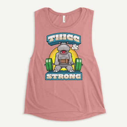 Thicc And Strong Women’s Muscle Tank