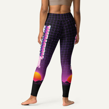 Totally Radical High-Waisted Leggings