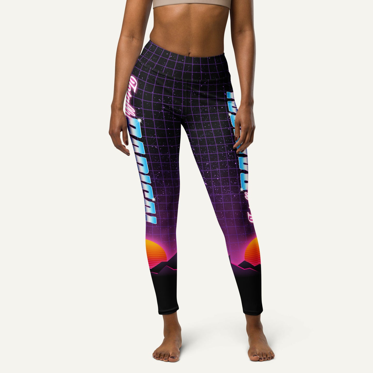 Totally Radical High-Waisted Leggings