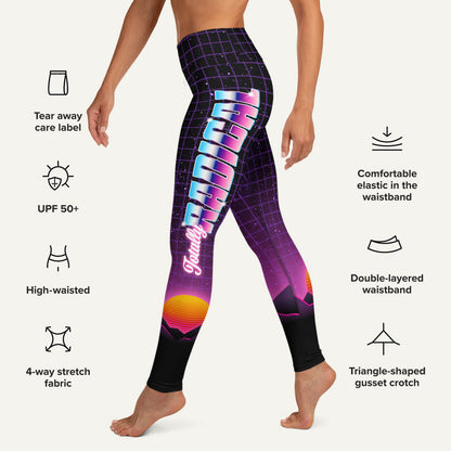 Totally Radical High-Waisted Leggings