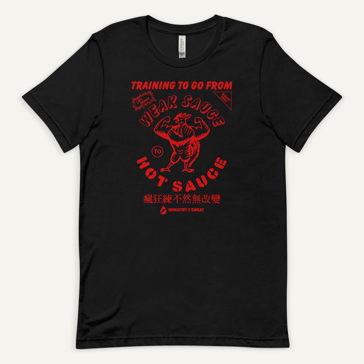 Training To Go From Weak Sauce To Hot Sauce Men's Standard T-Shirt